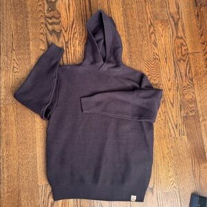 Zara Men's Smoke Grey Hooded Sweater
